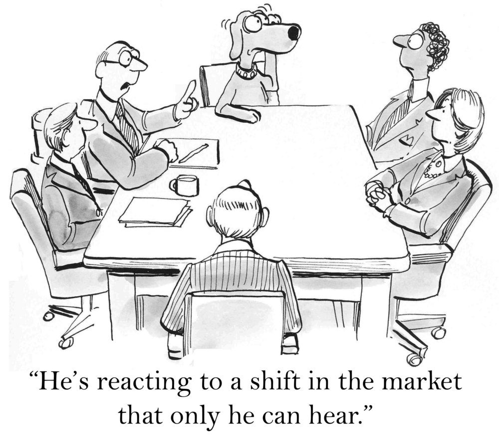 "He's reacting to a shift in the market that only he can hear."