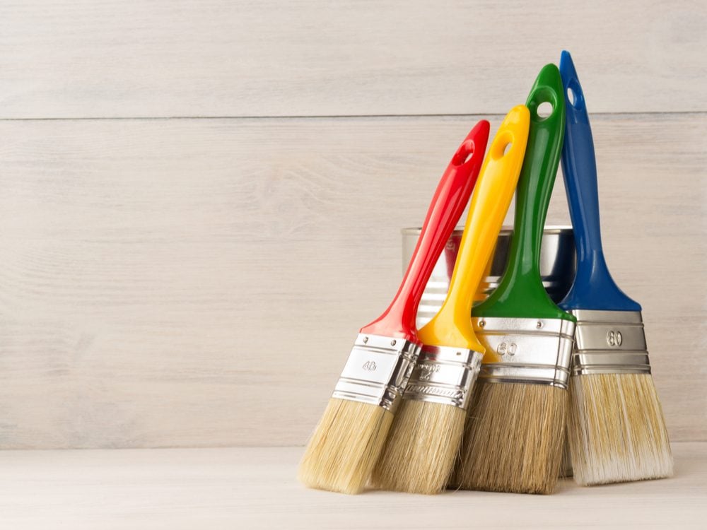 Types of paint brushes
