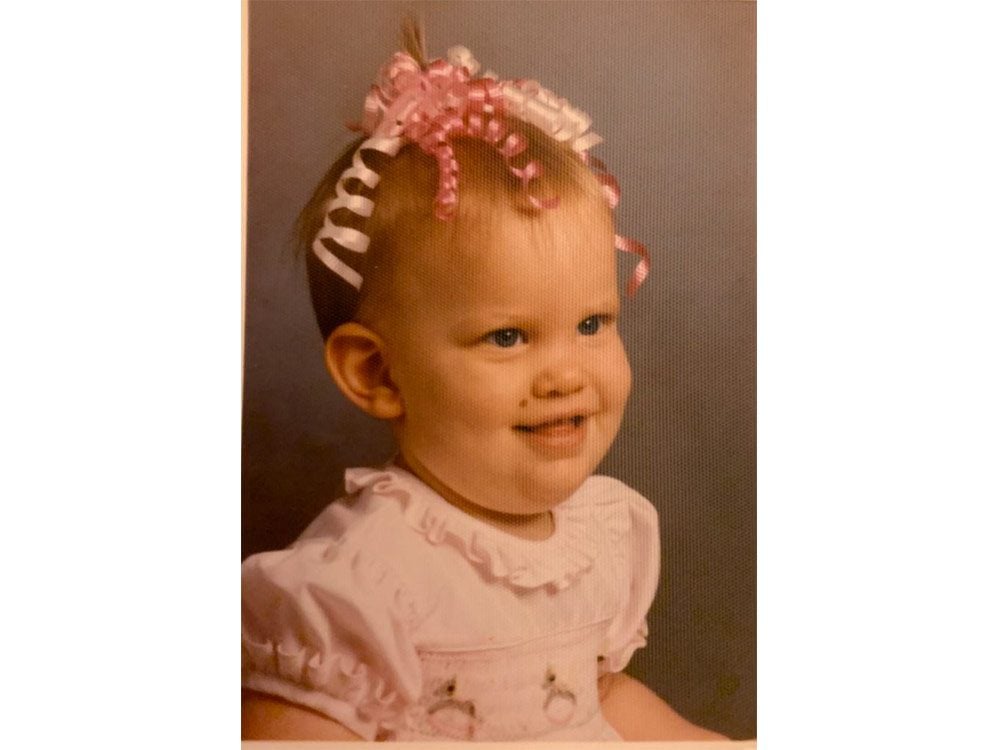 Cute baby in 1990