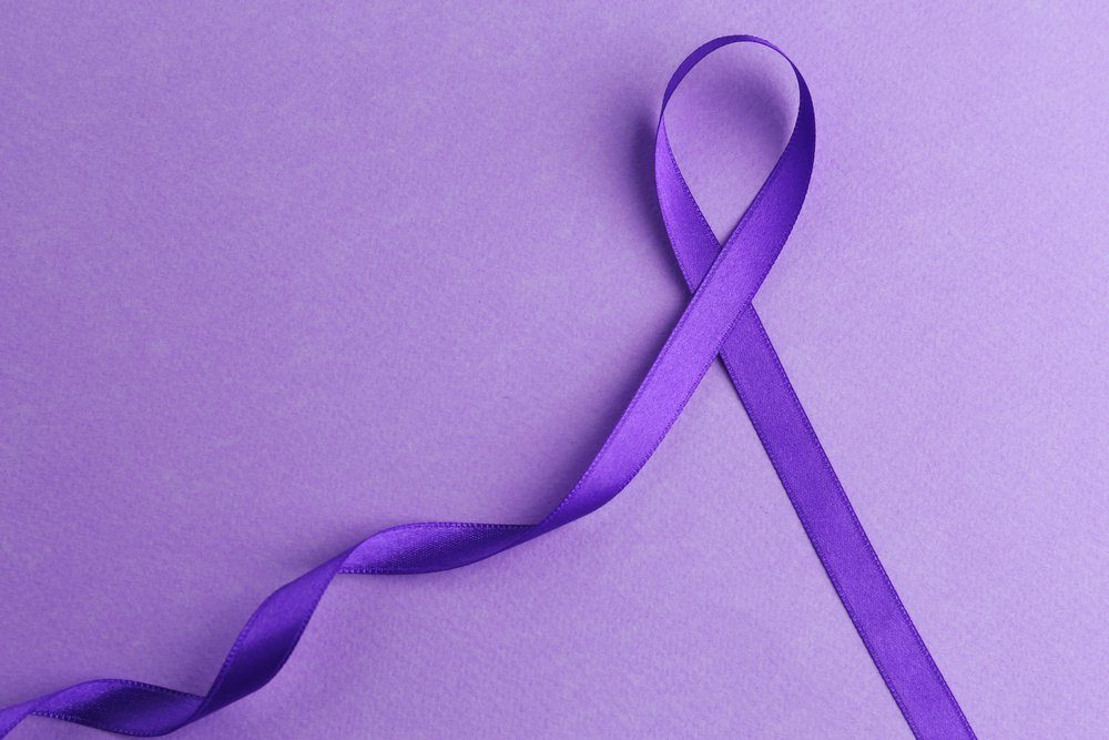 Violet ribbon colour for pancreatic cancer