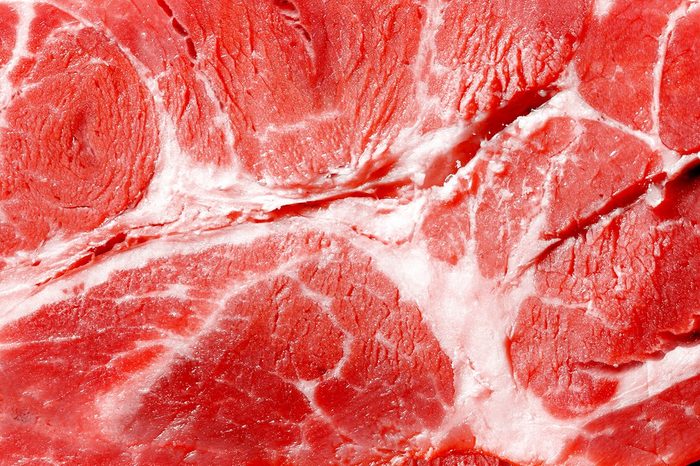 Texture of a red meat