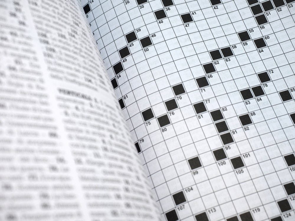 Puzzles. Crossword pages.
