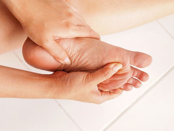 Uses for butter - soothe aching feet