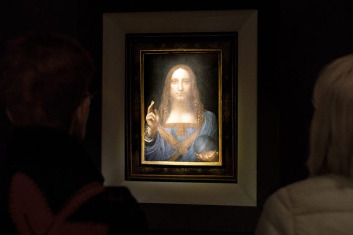 Auction Preview of Leonardo da Vinci Painting Salvator Mundi, New York, USA - 15 Nov 2017