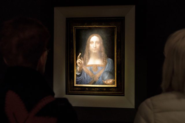Auction Preview of Leonardo da Vinci Painting Salvator Mundi, New York, USA - 15 Nov 2017