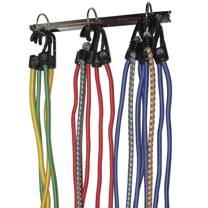 Safe cord storage bungee cord