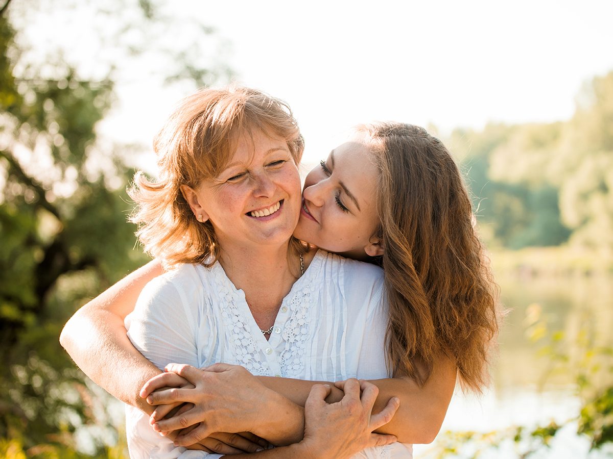 Mother's Day quotes - mother and daughter hugging