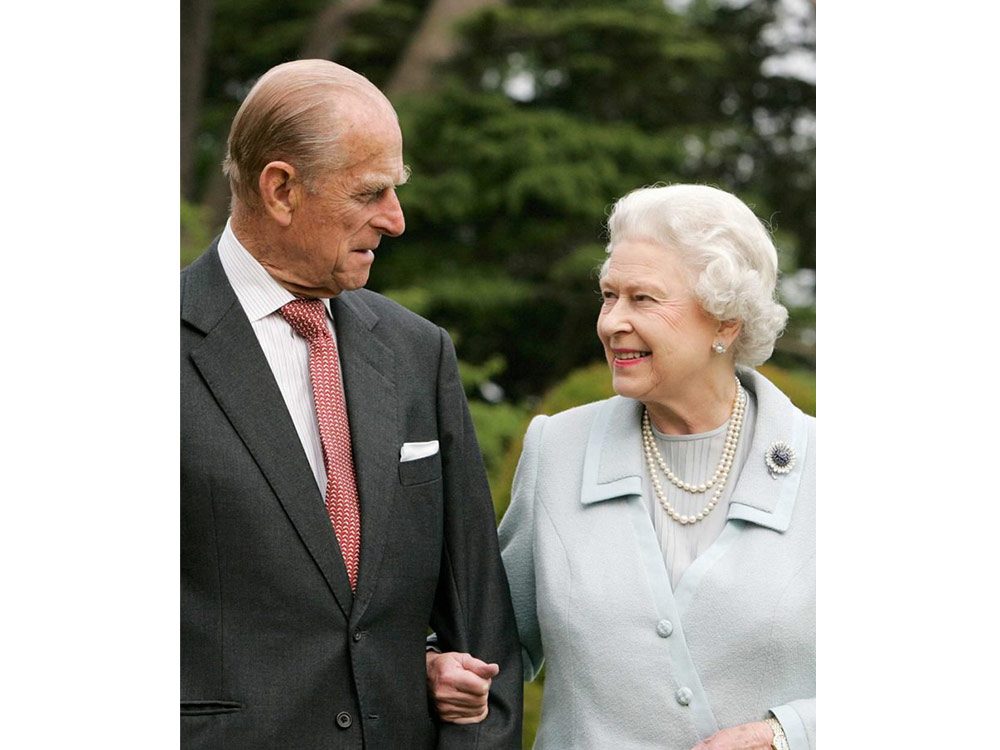 Prince Philip with Queen Elizabeth