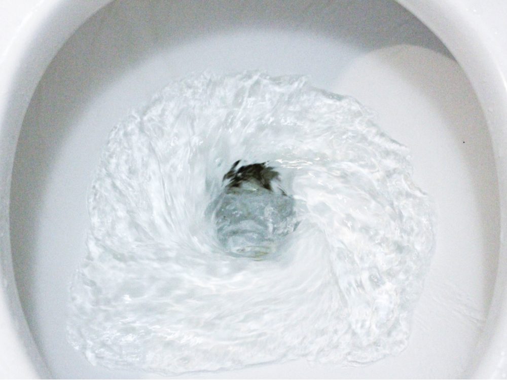 Toilet flushing