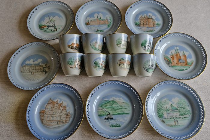 Danish cups and plates