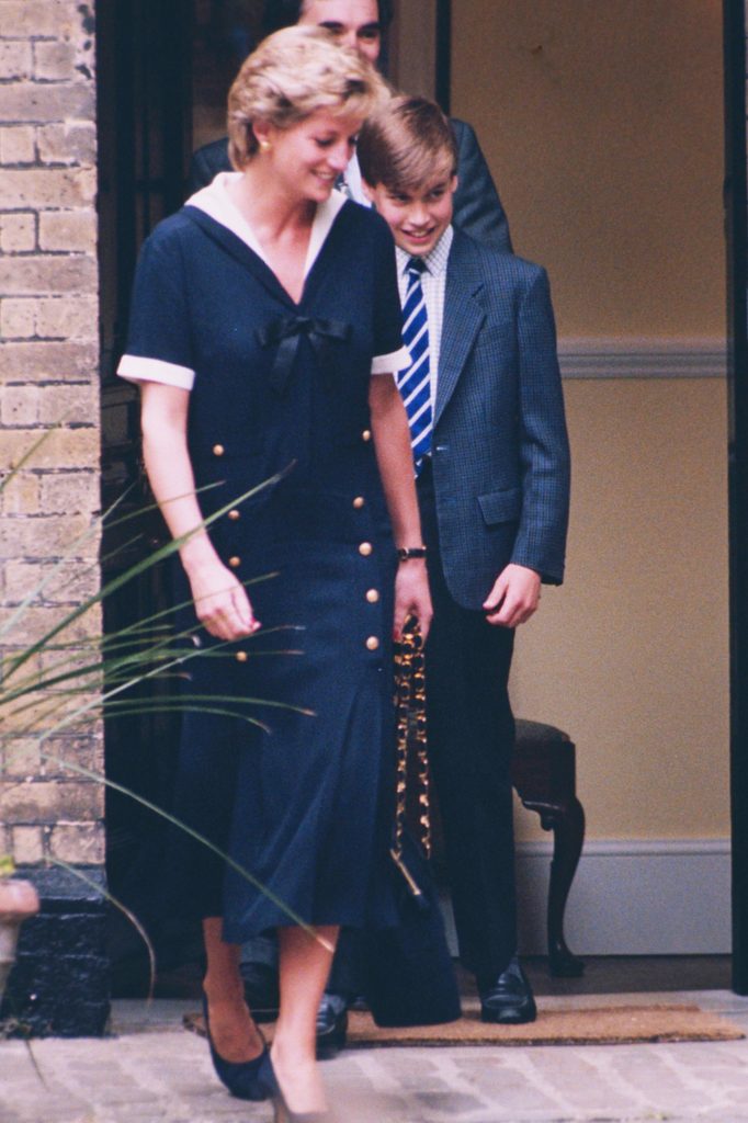 Prince William and Princess Diana