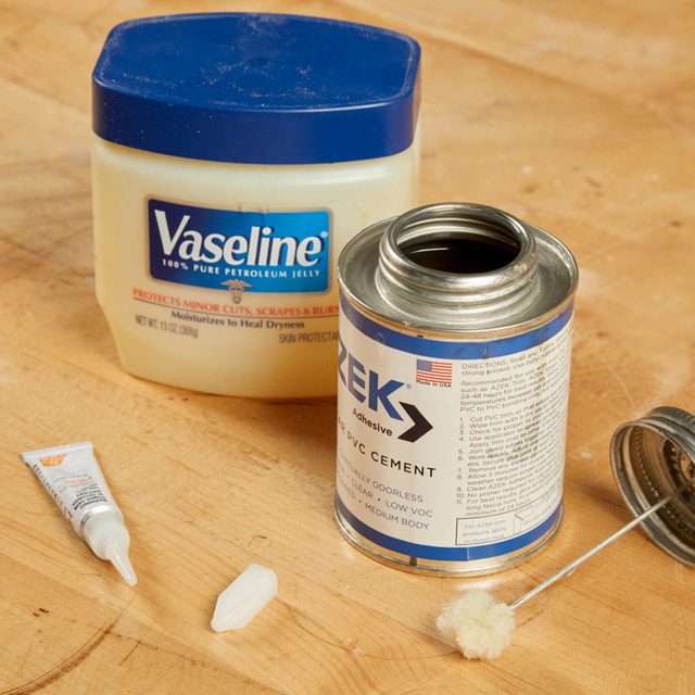 HH Vaseline super glue rubber cement