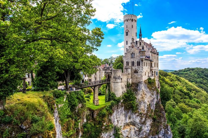 Lichtenstein castle. Baden-Wurttemberg, Germany