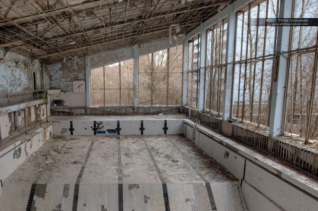 Chernobyl swimming pool