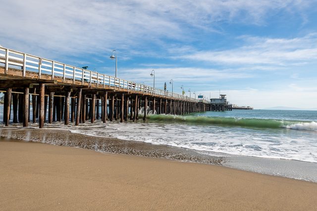 The Santa Cruz Beach Boardwalk and the wild California sun.