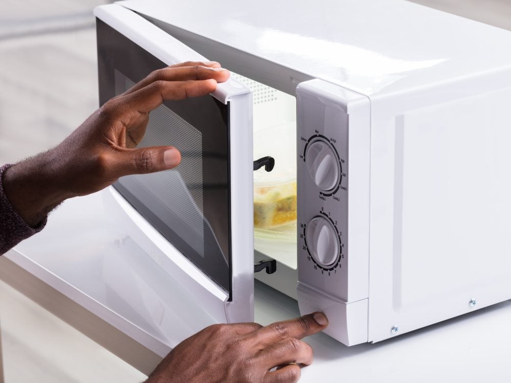Home safety hazards - microwave oven
