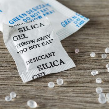 Home safety hazards - silica gel packets