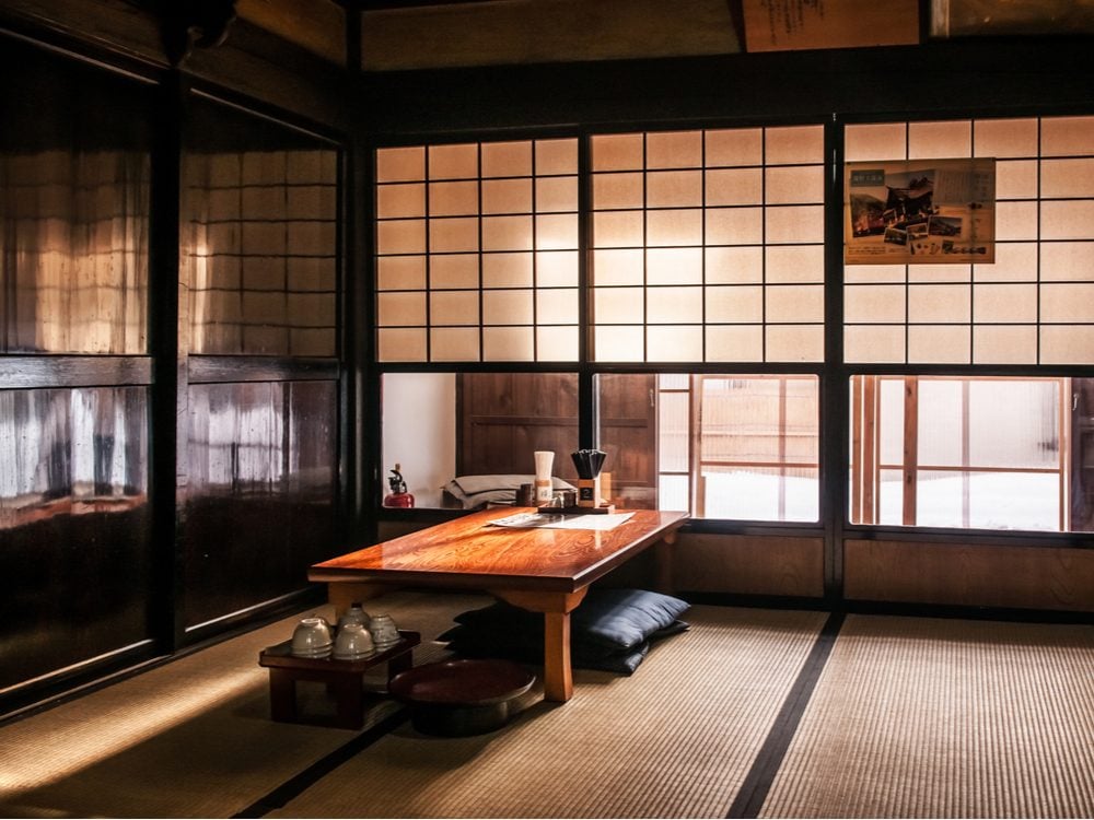 Traditional Japanese tatami room