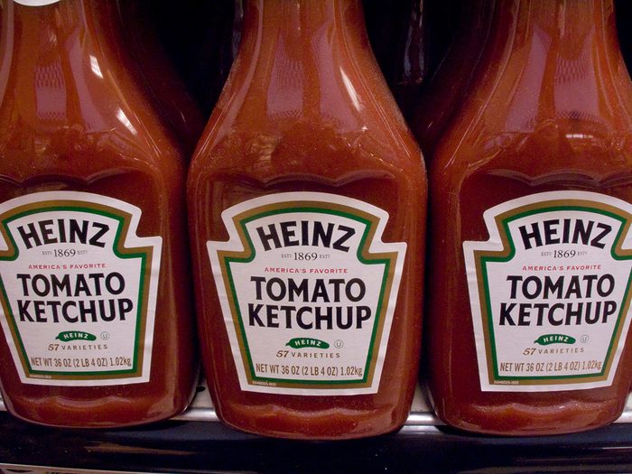 bottles of Kraft Heinz Tomato Ketchup