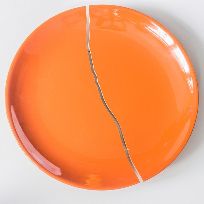 Broken dish
