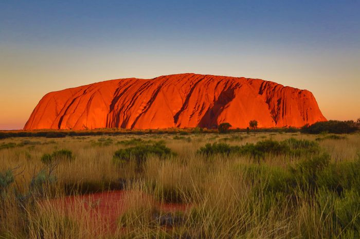 Uluru, Ayers Rock, Uluru-Kata Tjuta National Park, Northern Territory, Australia - Mar 2018