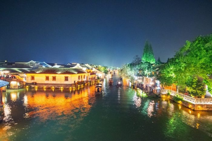 Wuzhen Water Town, Zhejiang Province, China - 02 May 2018