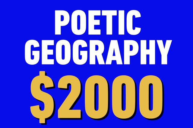 poetic geography 2000