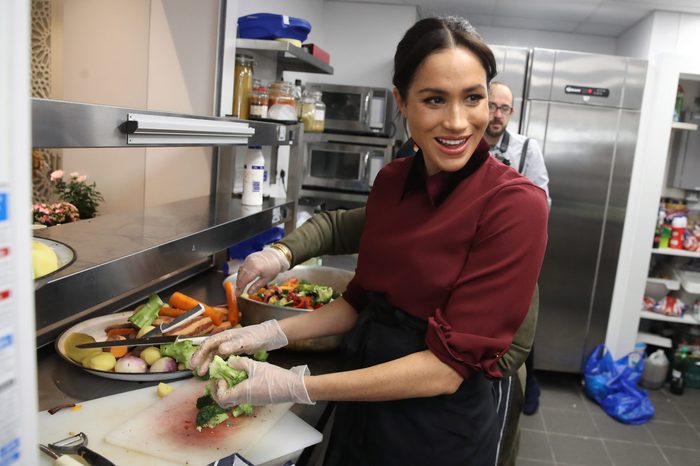 Meghan Duchess of Sussex visits the Hubb Community Kitchen