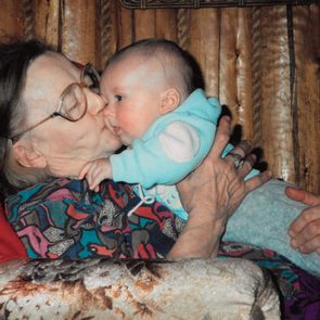 Grandma Norah with Tara's son, Ryan, in 1993