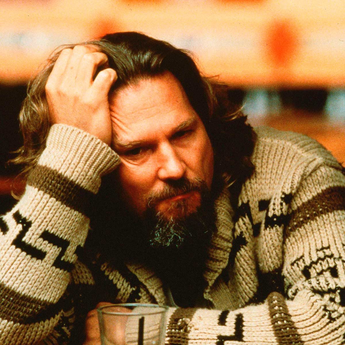 Jeff Bridges as The Dude from The Big Lebowski
