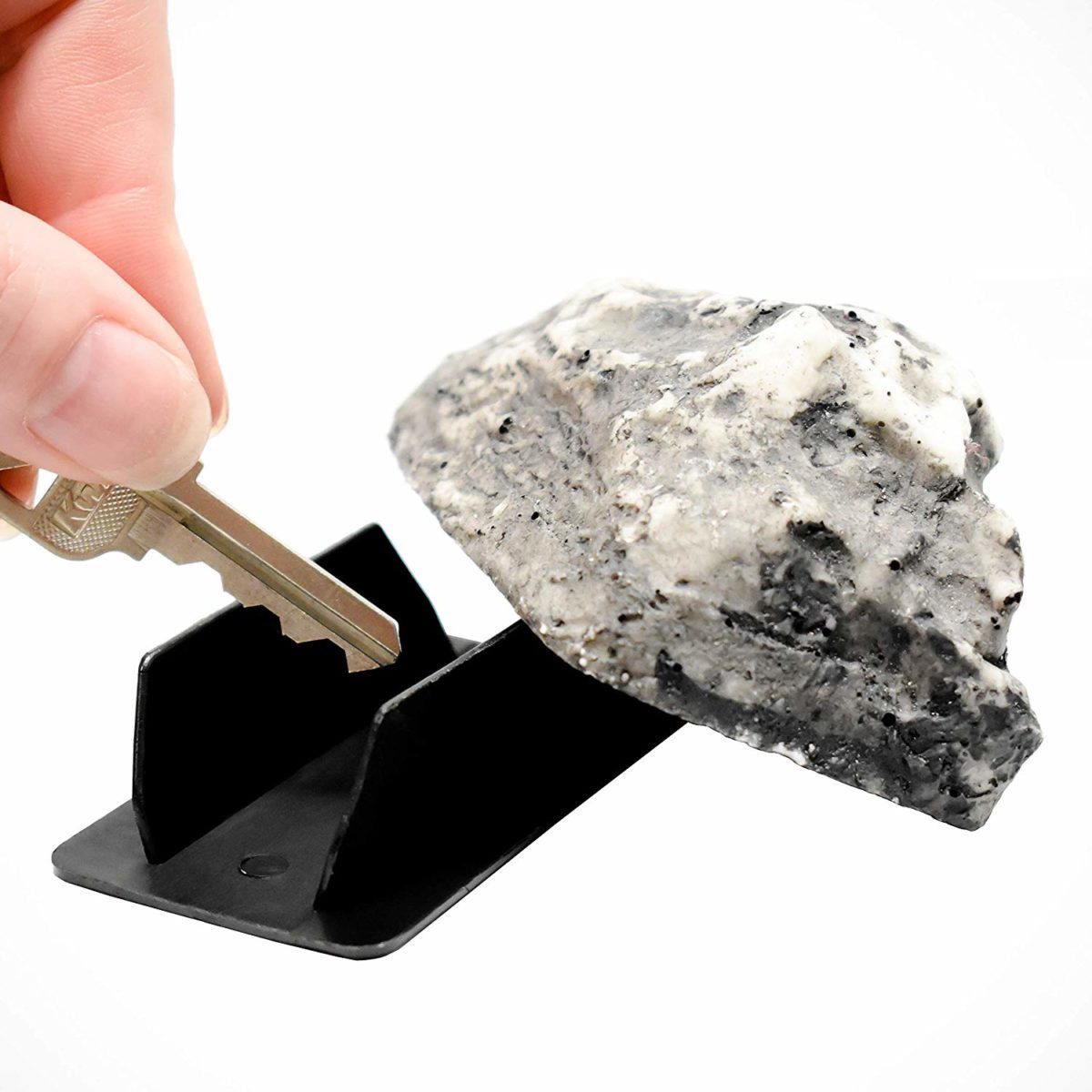 Rock spare key holder