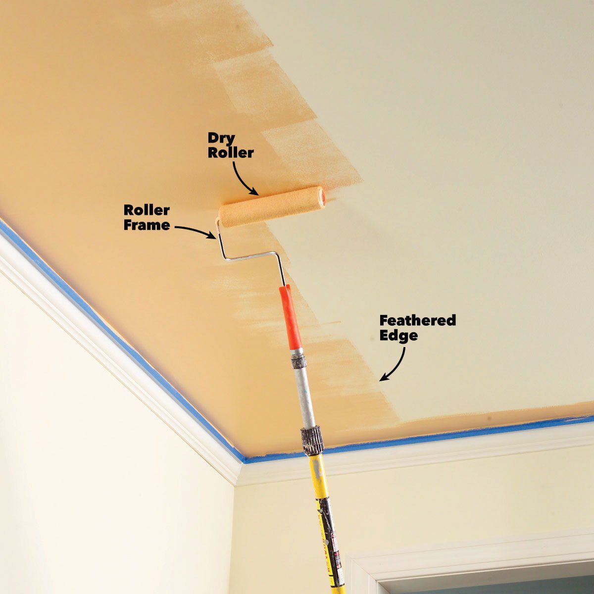 interior painting tips feather out paint