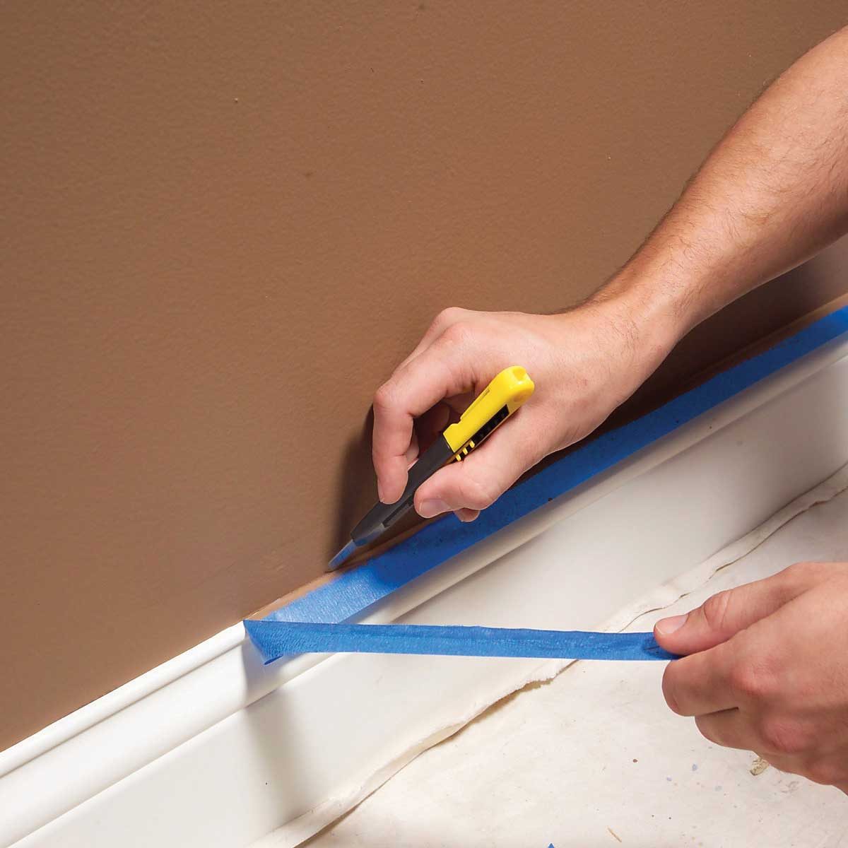 interior painting tips cut tape loose