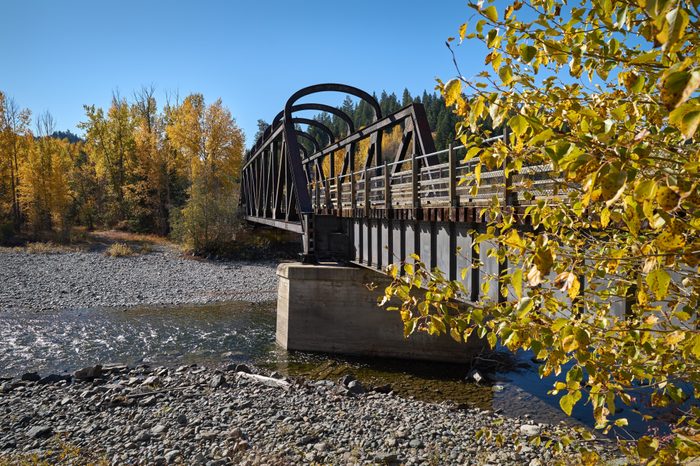 Kettle Valley Rail Bridge, Princeton BC . The historic Kettle Valley Rail Bridge over the Tulameen River. Now part of the Trans Canada Trail system. Princeton BC.