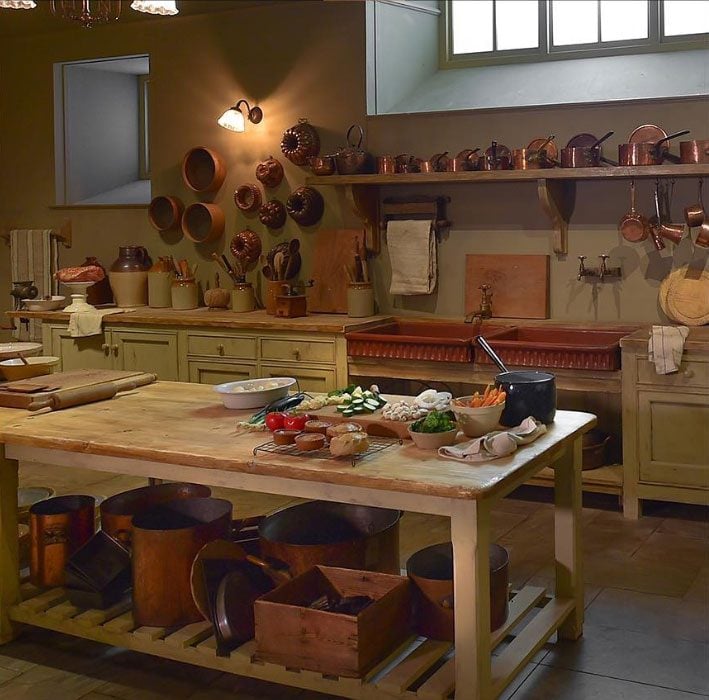 Downton Abbey kitchen set