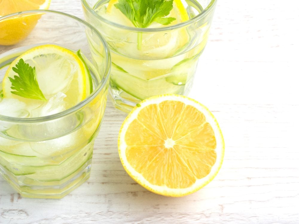 morning lemon water
