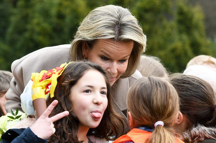 Queen Mathilde visits the World Children