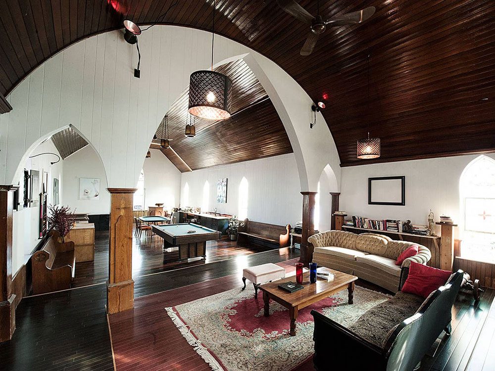 Quirky hotels across Canada - Thedford Church