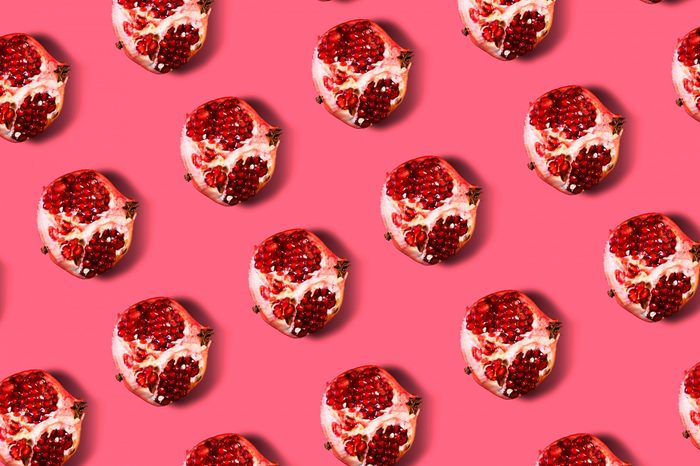 Pomegranate colorful pattern