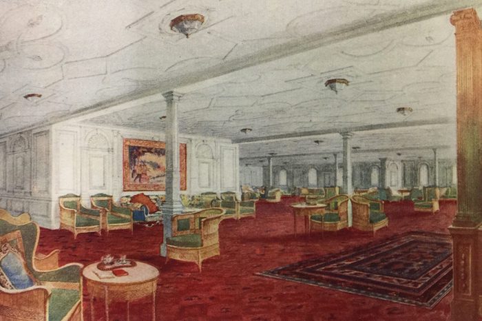 titanic reception room