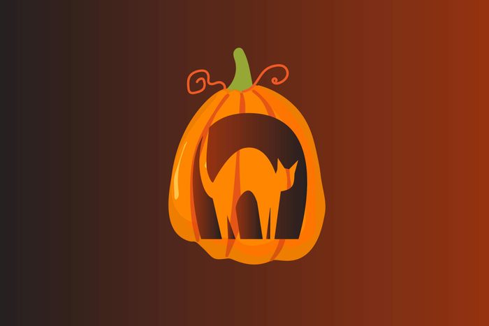 pumpkin carving templates - cat