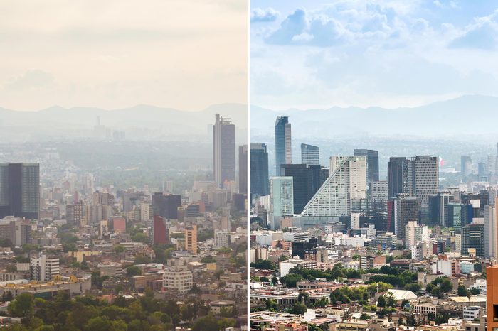 Mexico city smog