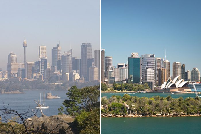 Sydney Australia Smog