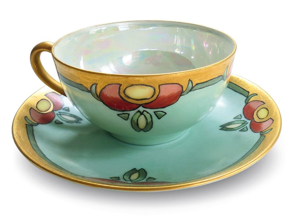 Antique teacup and saucer
