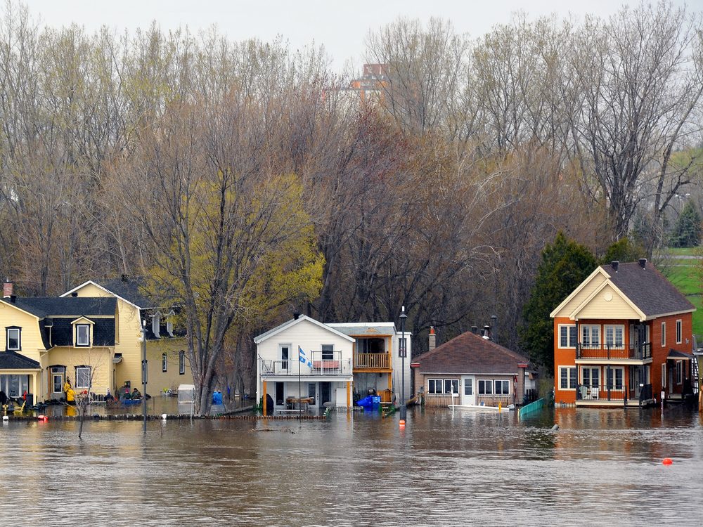 Severe flooding in Quebec