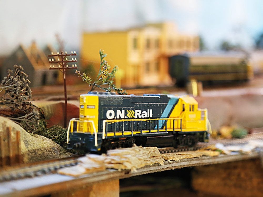O.N.R. train model