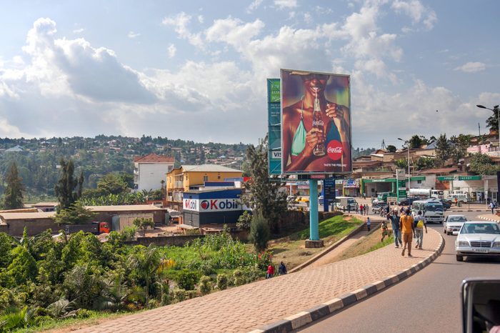 Residential area in Kigali,
