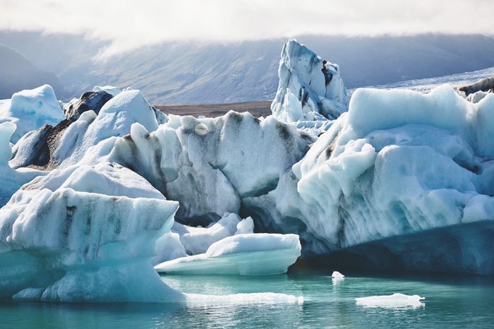 Beautiful vibrant picture of icelandic