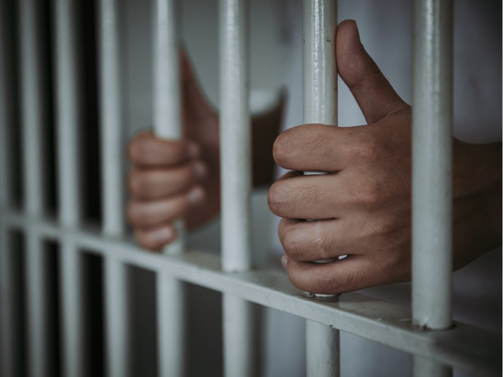 Prisoner in jail