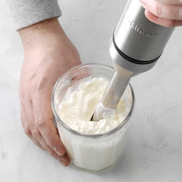 genius holiday tips - whipped cream